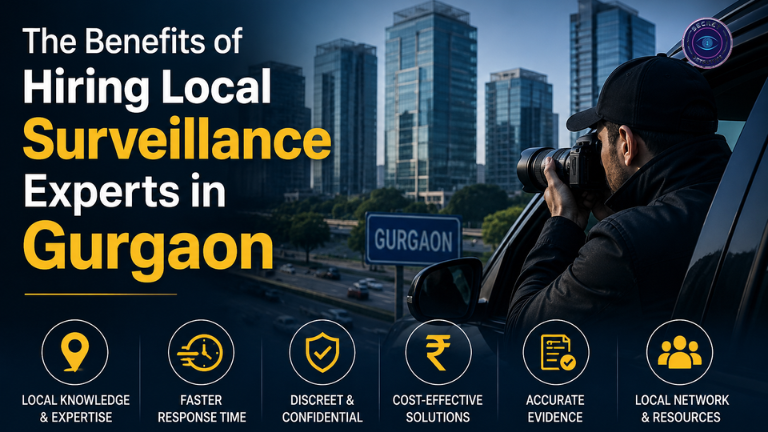 Benefits of Hiring Local Surveillance Experts in Gurgaon