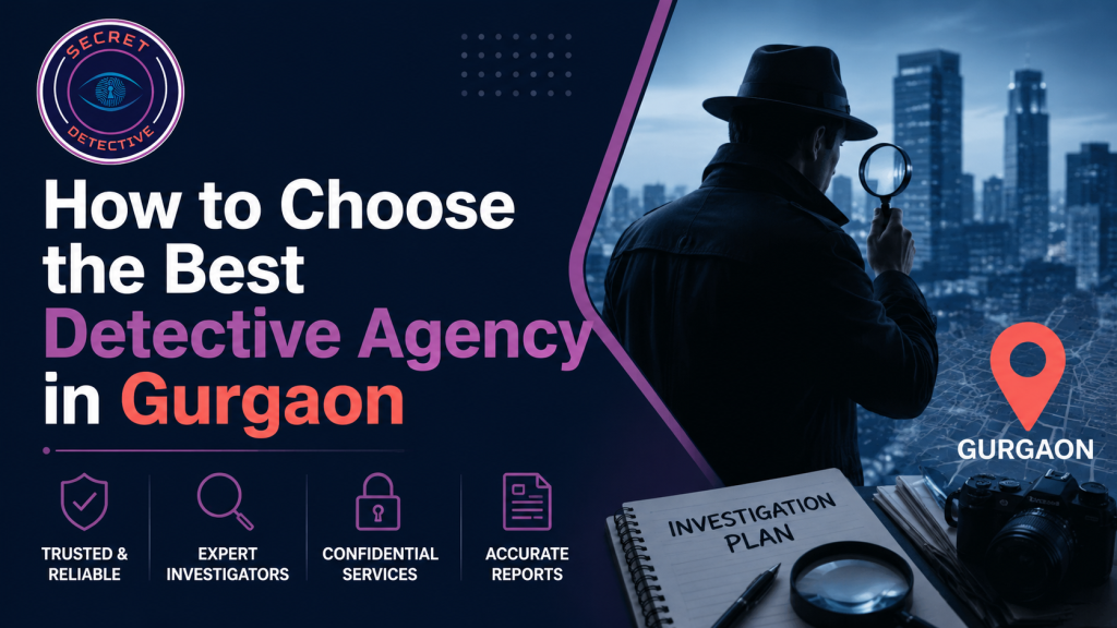 How to Choose the Best Detective Agency in Gurgaon