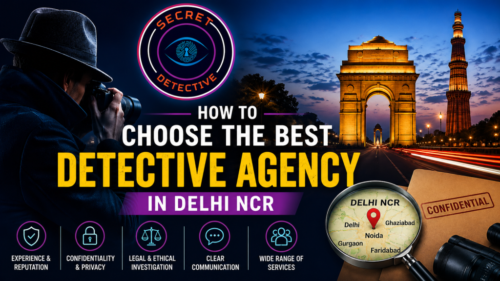How to Choose the Best Detective Agency in Delhi NCR
